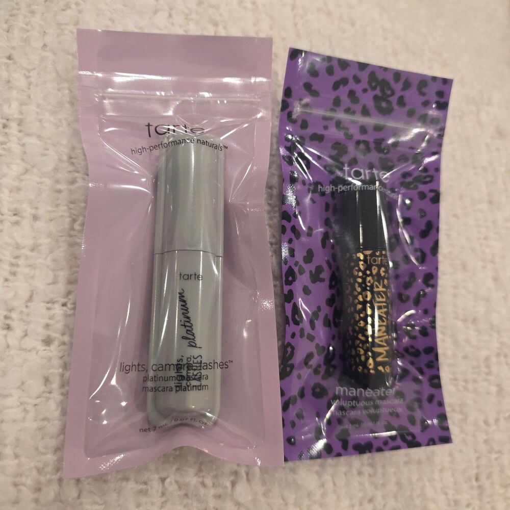 New Duo Tarte Lights, Camera, Lashes & Maneater Mascara Set
